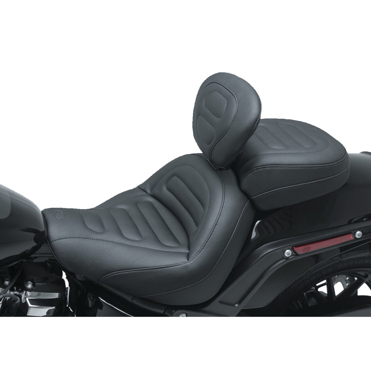 Mustang, Standard Touring Solo seat. With rider backrest