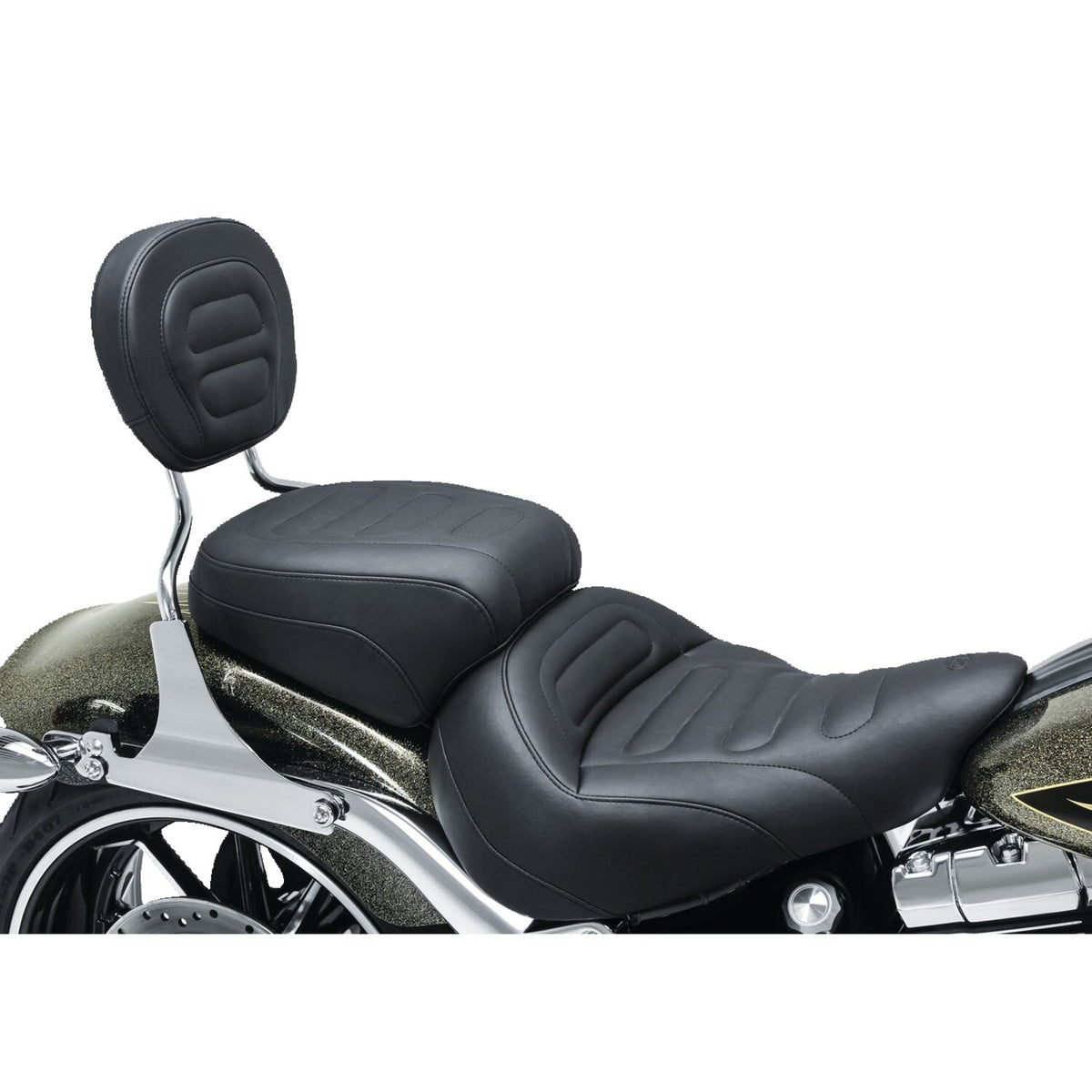 Mustang, Vintage sissy bar back pad. Black
