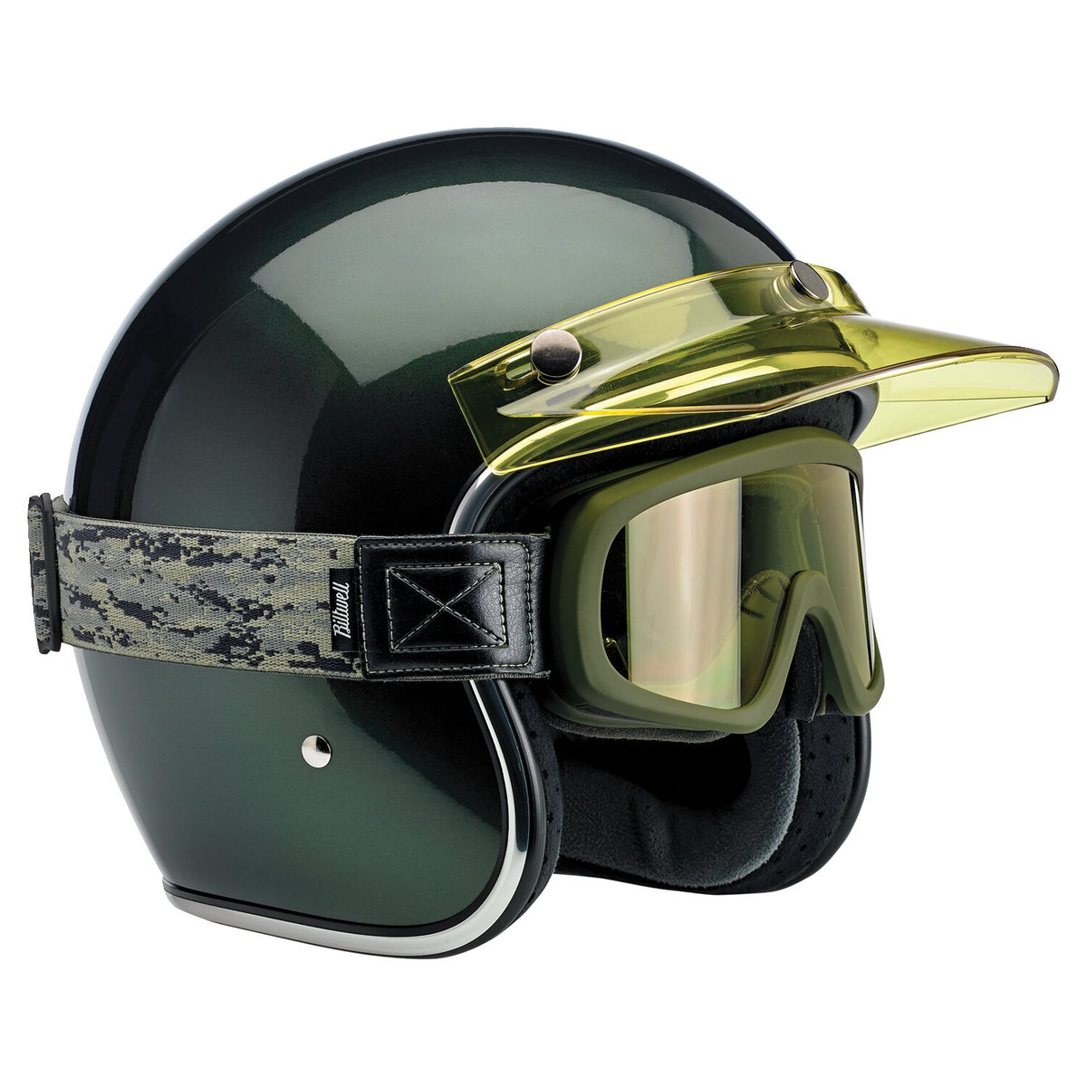 Biltwell Overland 2.0 Grunt goggle olive camo