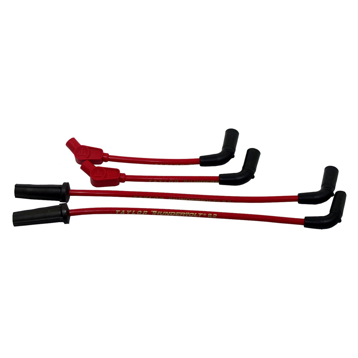Taylor, 8.2mm ThunderVolt spark plug wire set. Red
