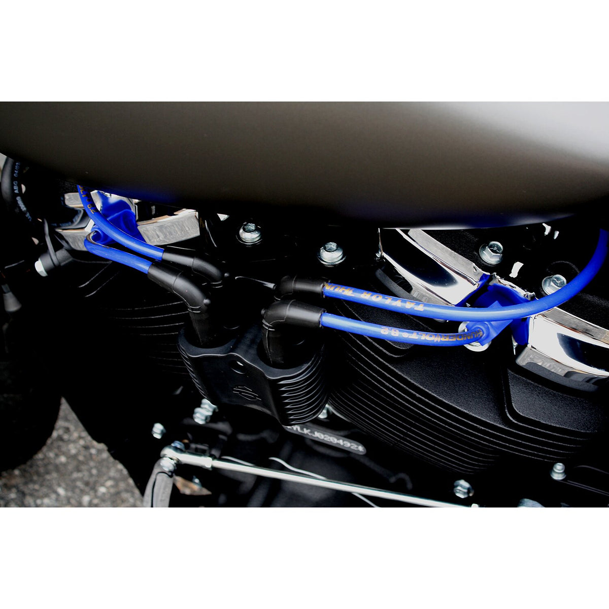 Taylor, 8.2mm ThunderVolt spark plug wire set. Blue