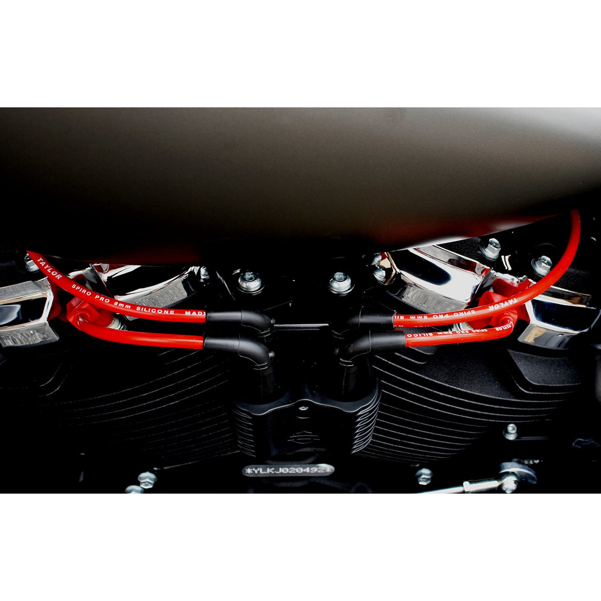 Taylor, 8mm Pro Wire spark plug wire set. Red