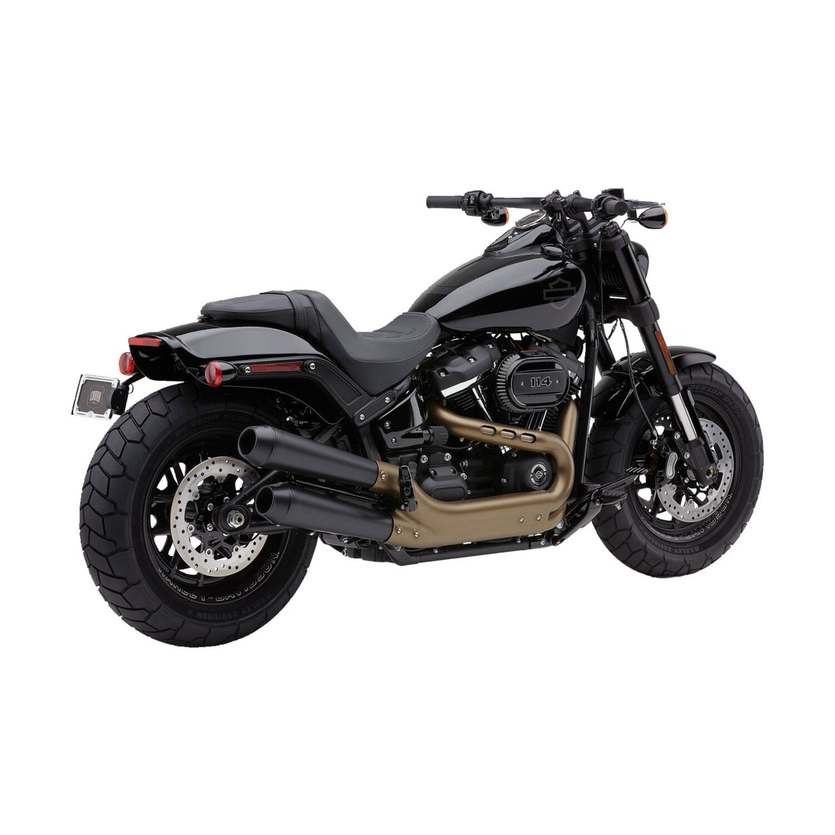 Cobra, El Diablo 4" slip-on mufflers. Black
