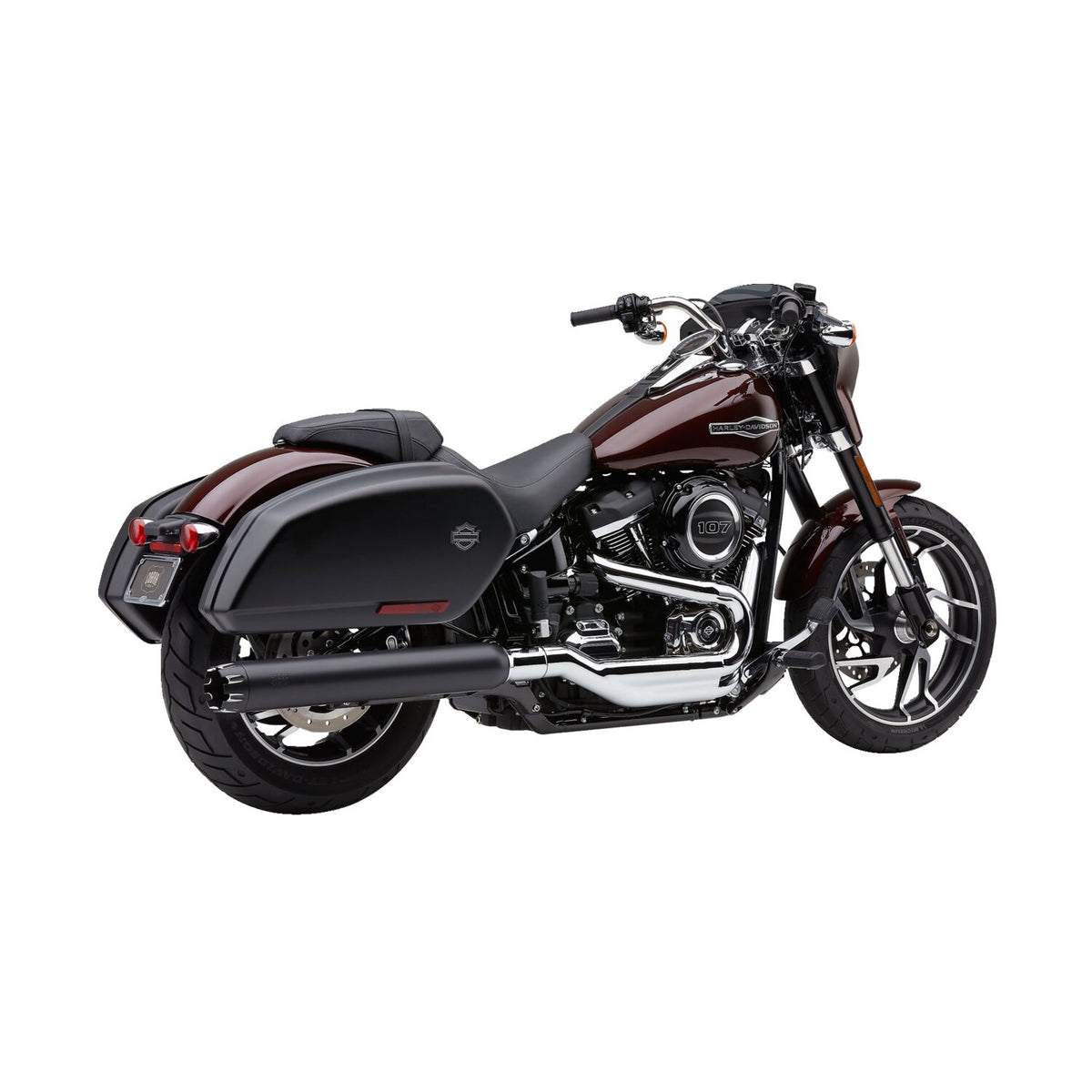 Cobra, Dual Cut 4" slip-on muffler. Black