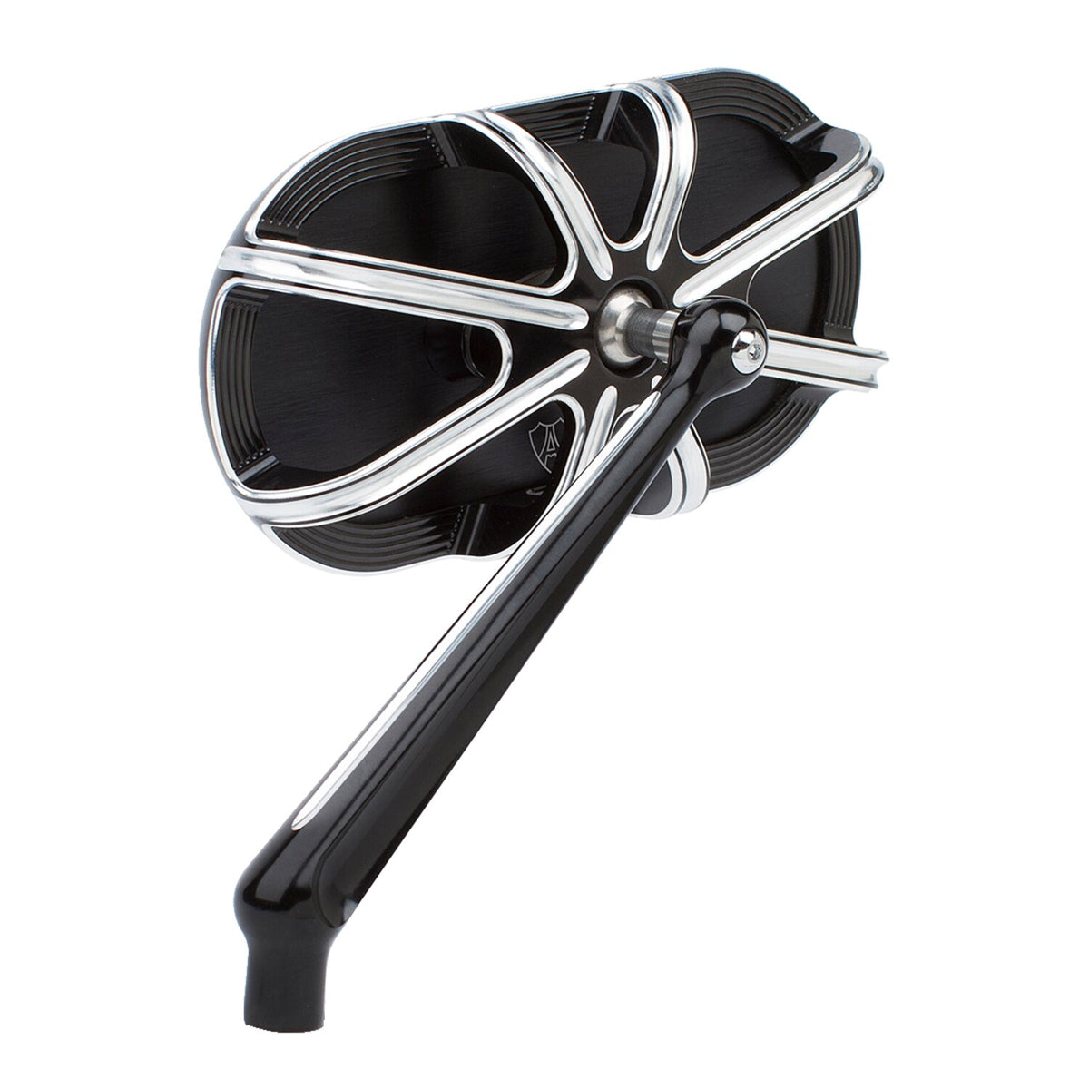 Arlen Ness, 10-gauge caged mirror left hand black