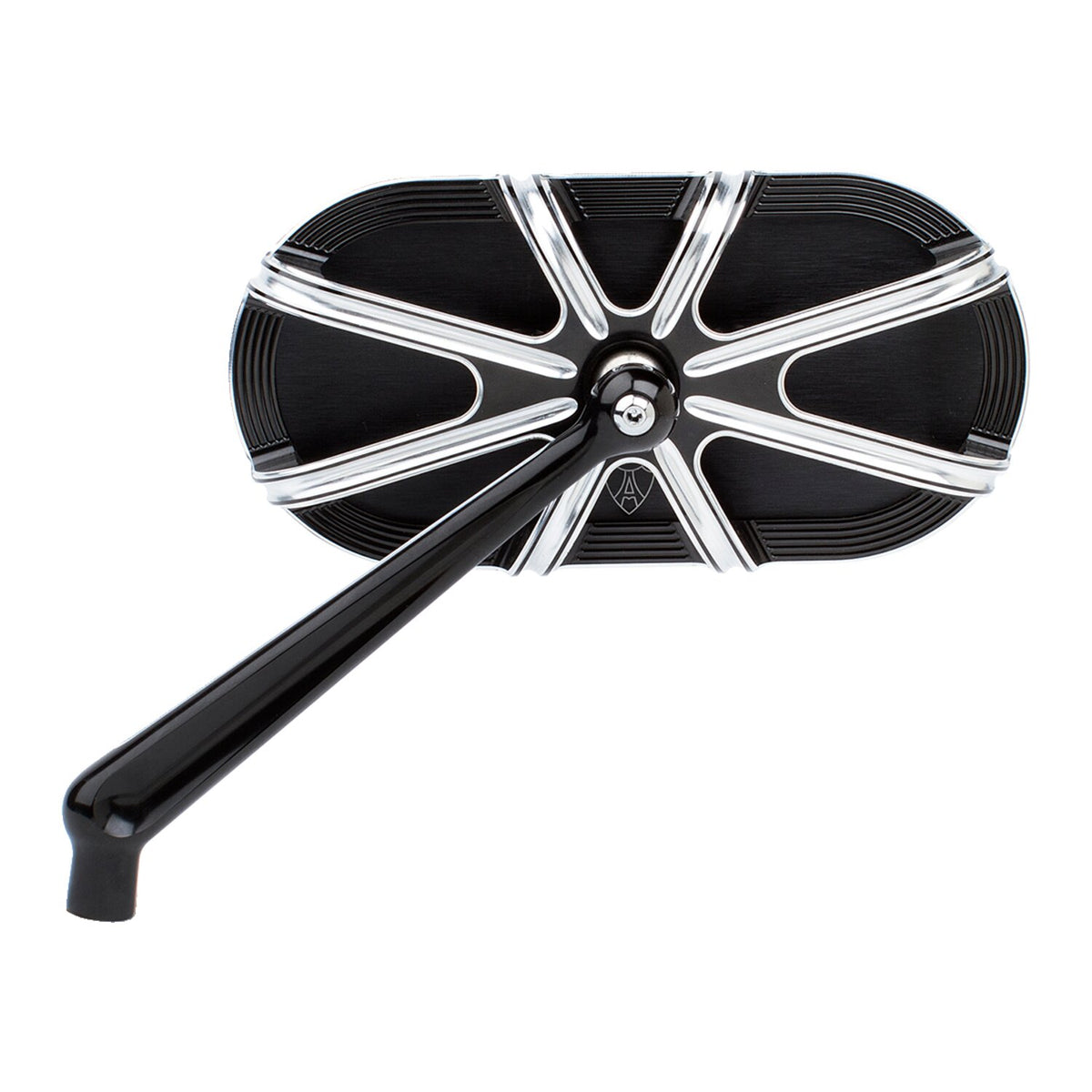 Arlen Ness, 10-gauge caged mirror left hand black