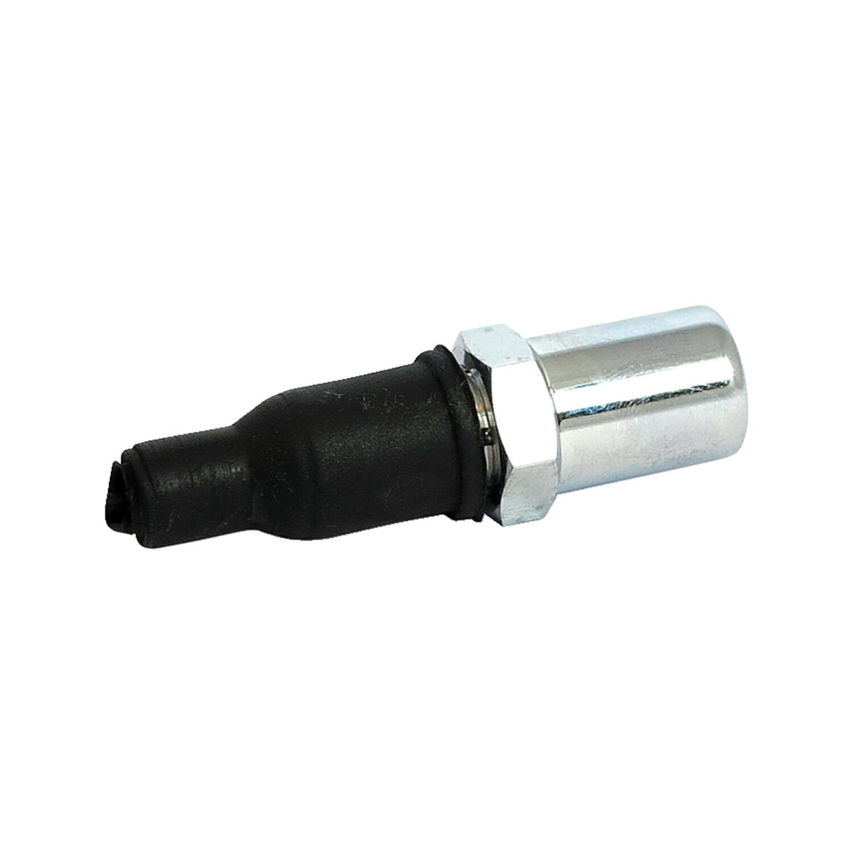 License plate light mount bolt. Plain. Chrome