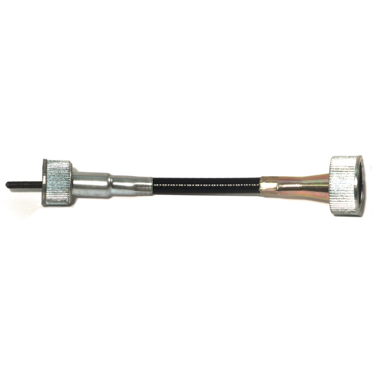 Barnett, transmission speedo cable. 36". Bare metal finish