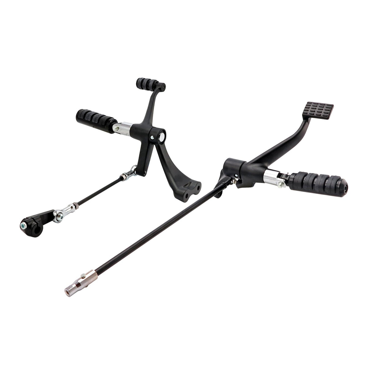 Evo XL forward control kit. ISO pegs. Black