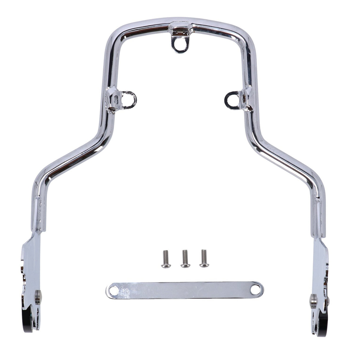Sissy bar kit 1-piece upright. Chrome
