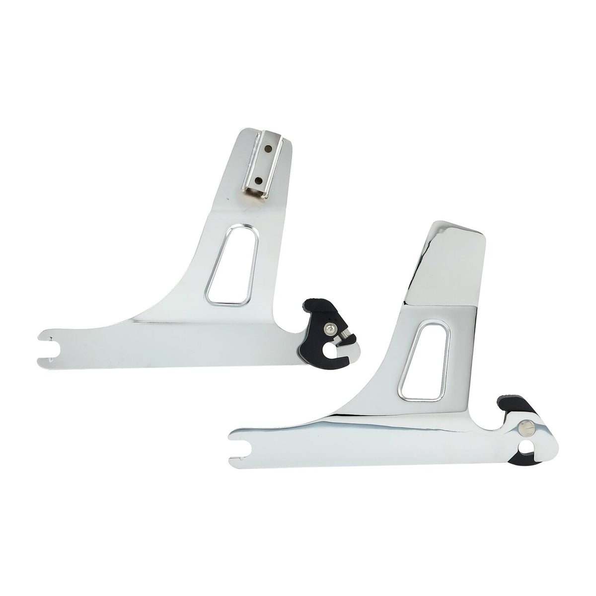 Detachable sissy bar side plates