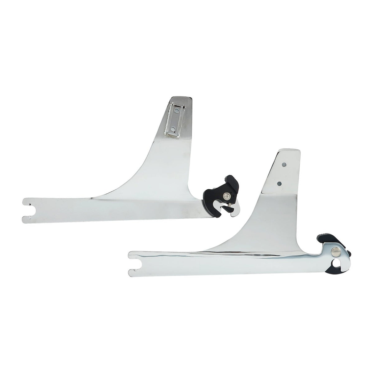 Detachable sissy bar side plates
