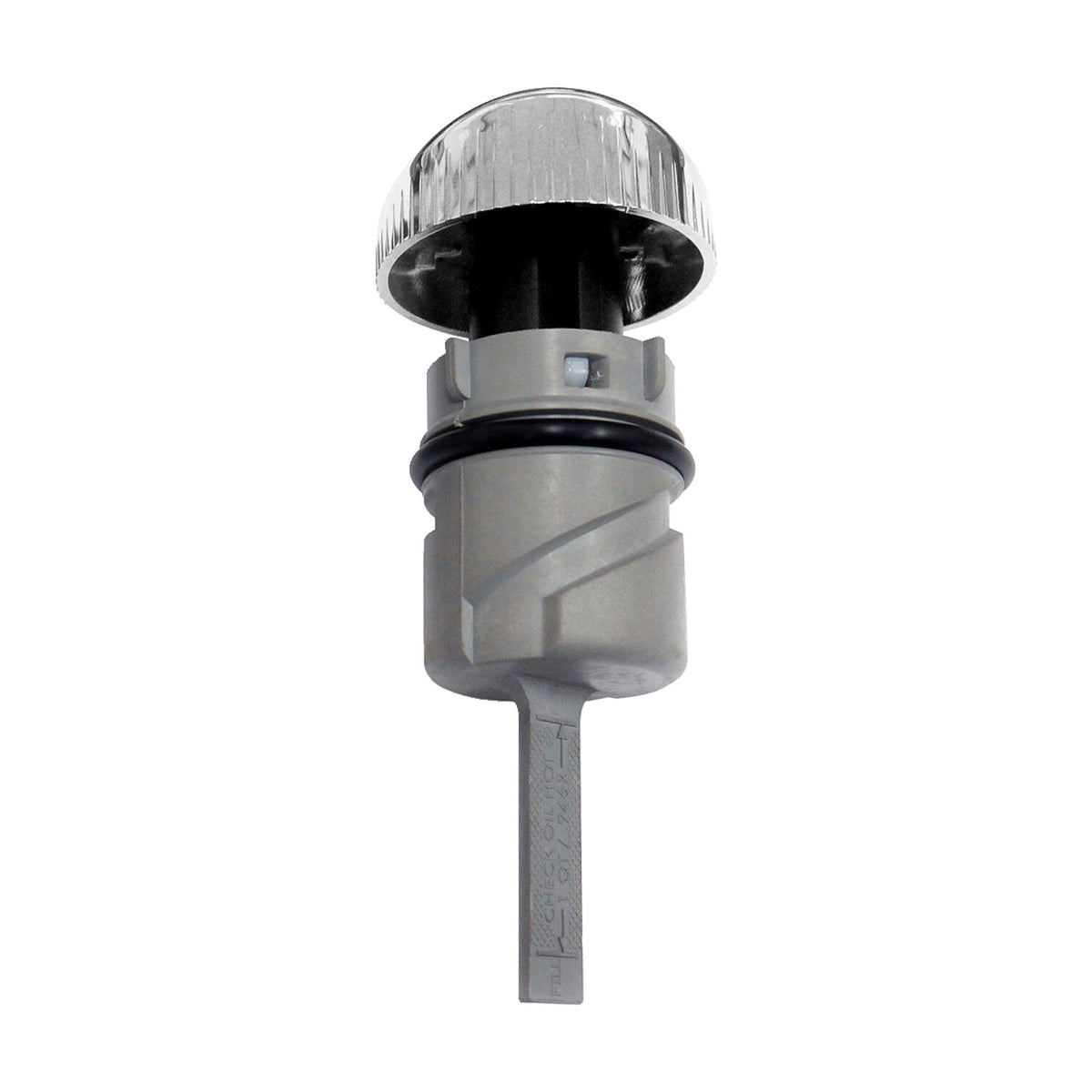 Oil tank fill plug, with dipstick
