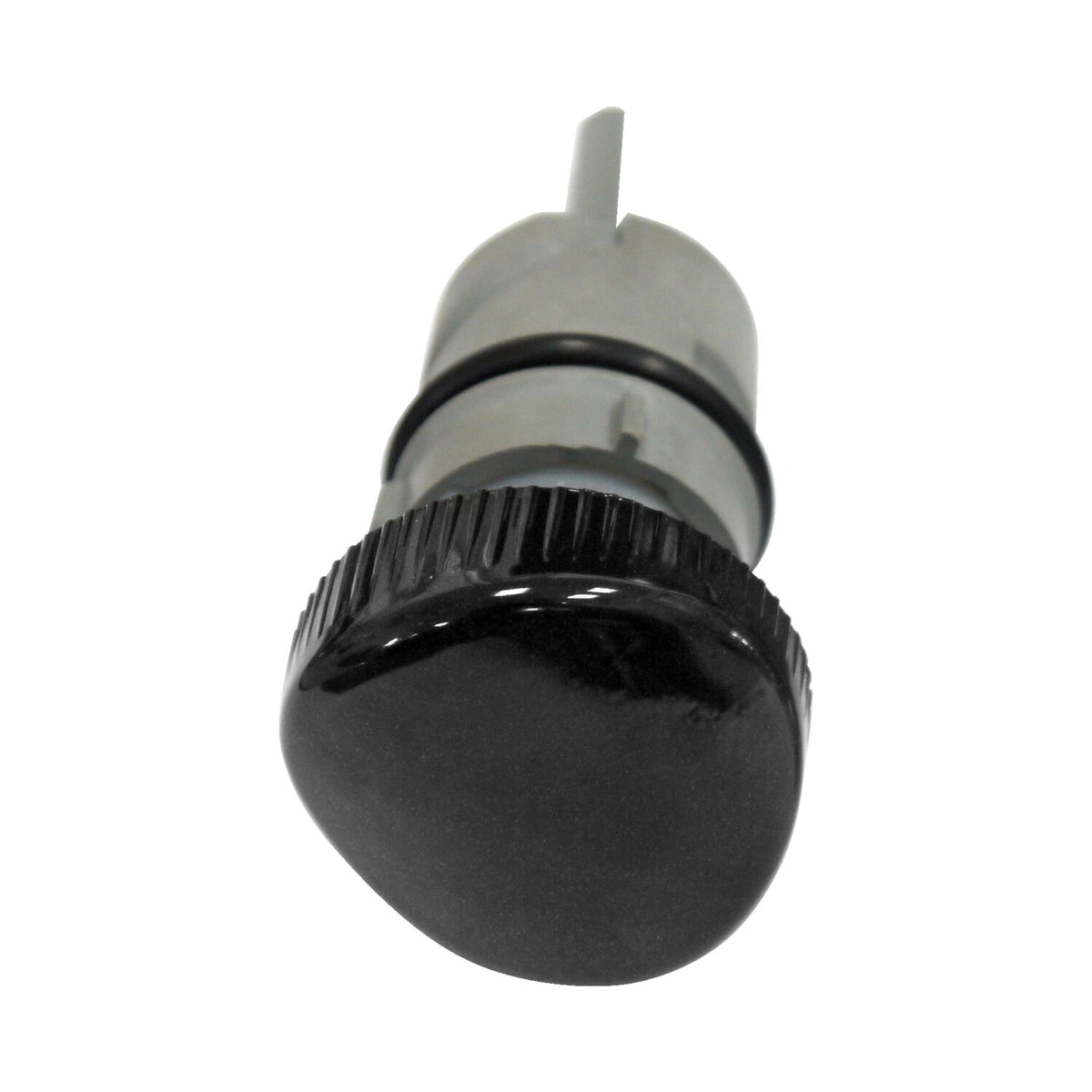 Oil tank fill plug, with dipstick. Black