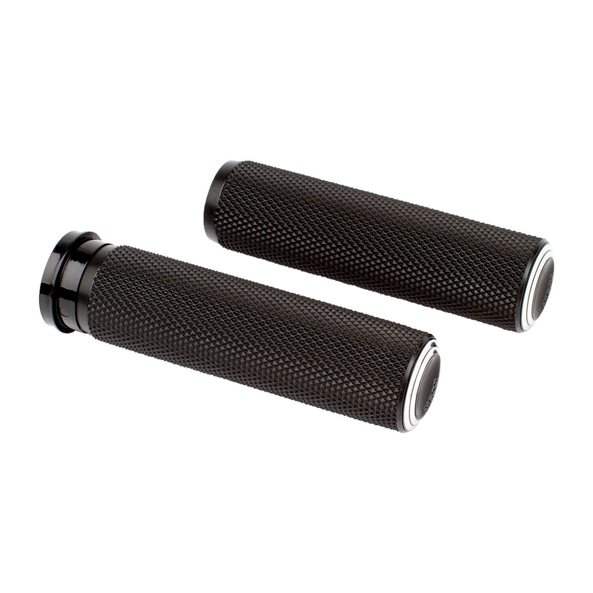 Arlen Ness, dual ring Fusion grips. Black