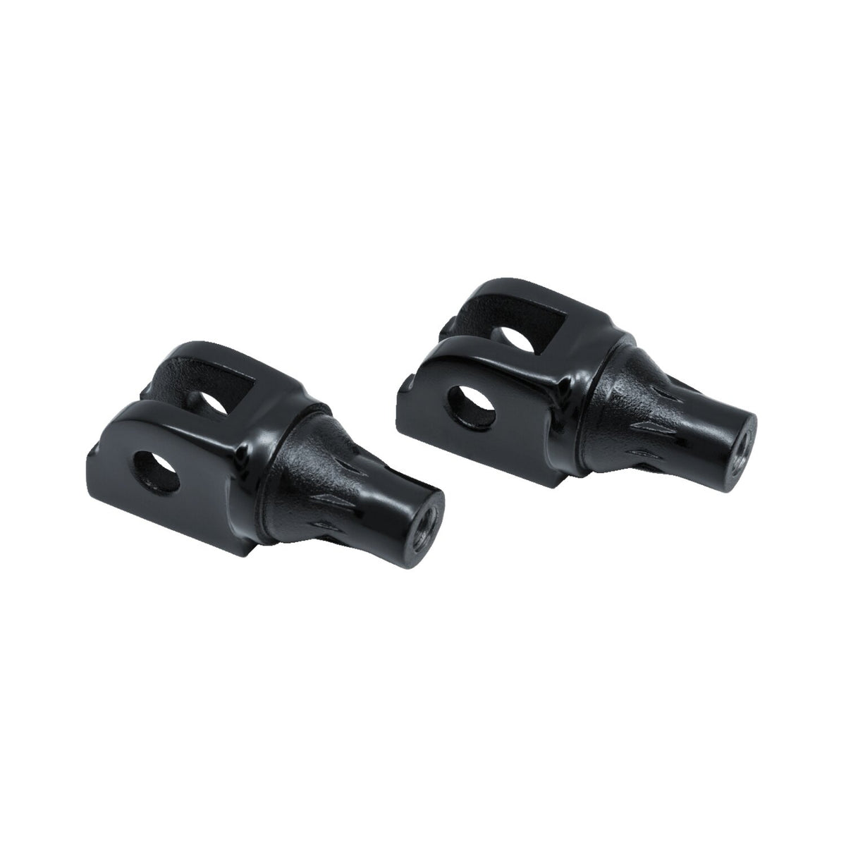 Kuryakyn, Tapered front footpeg adapter. Gloss black