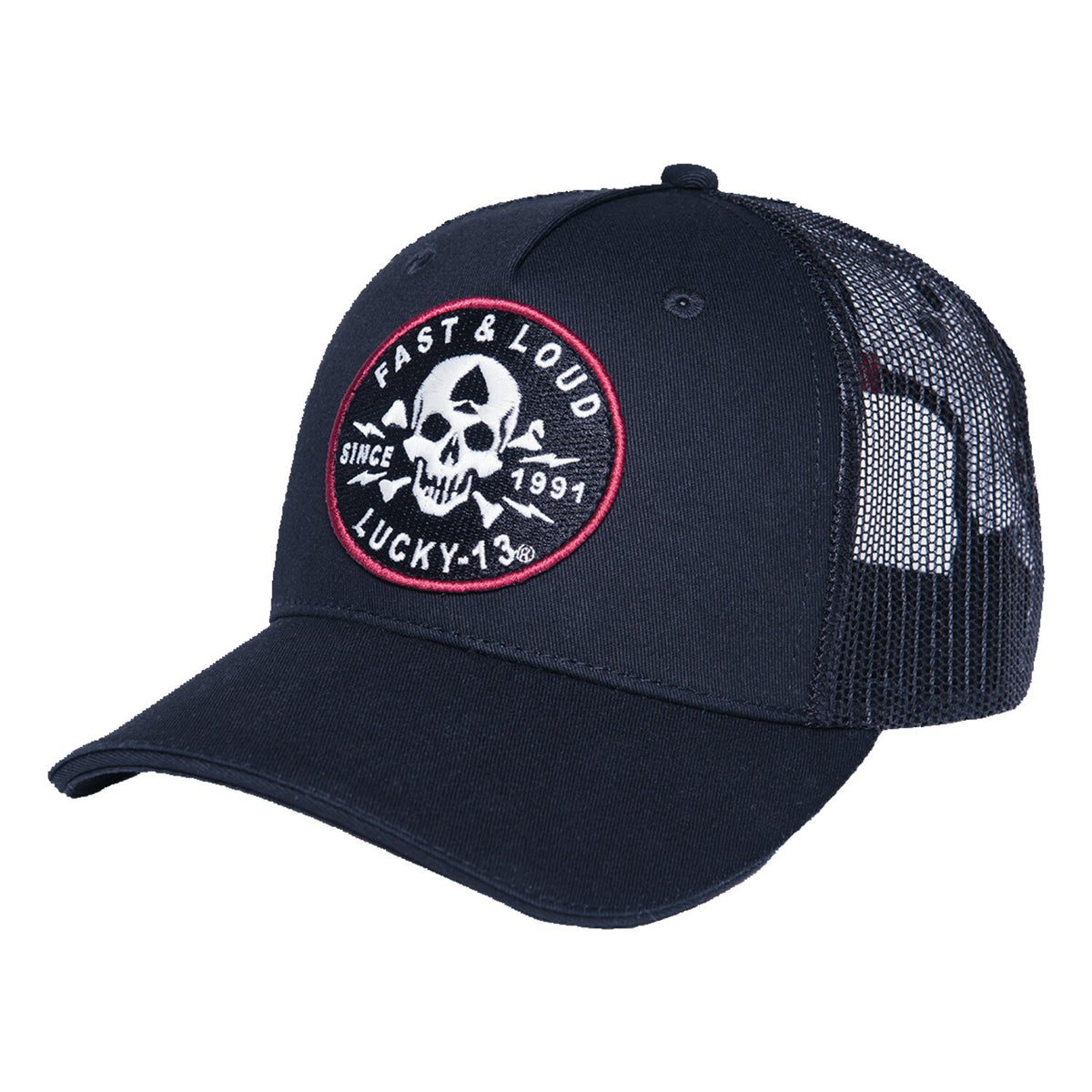 Lucky 13 Fast & Loud adj trucker cap black
