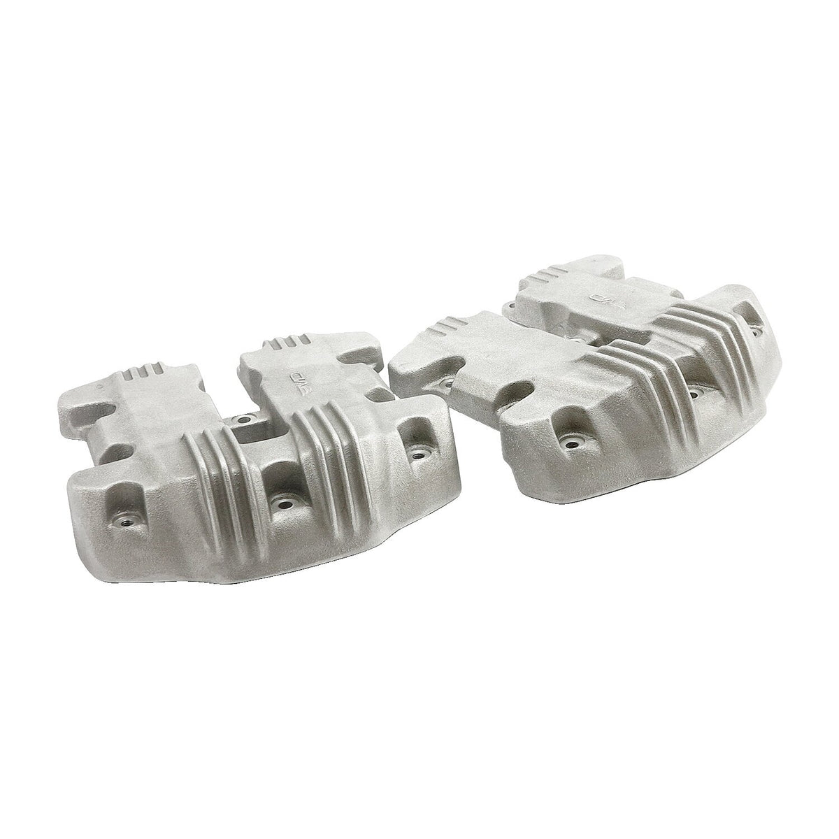 EMD, 'Ribbed Style' rocker cover set. Raw