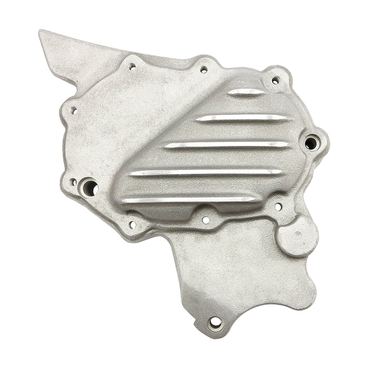 EMD, ribbed sprocket cover XL. Semi-Polished