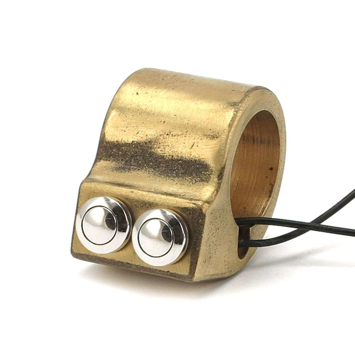 Wannabe Choppers, WannaButton 1". Brass
