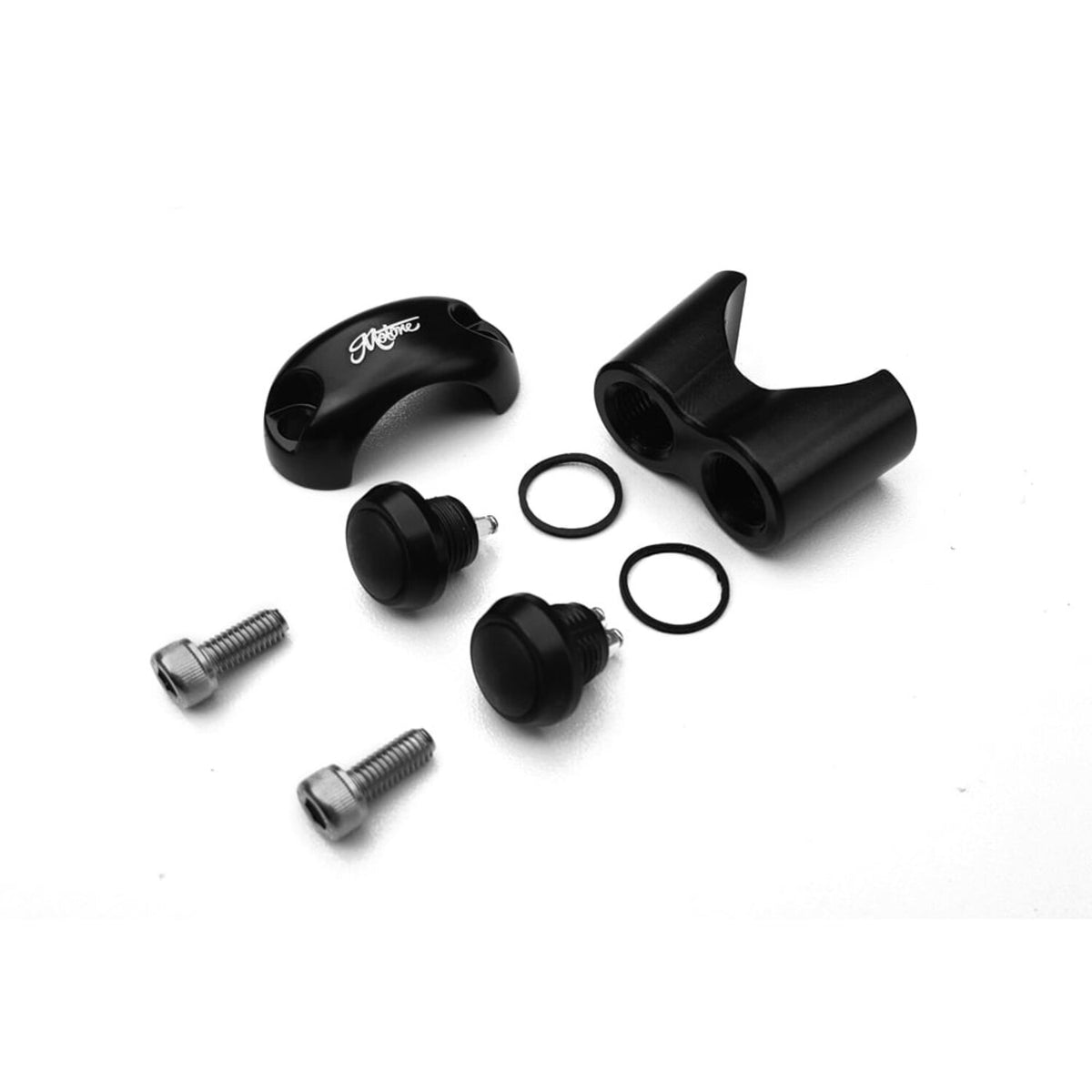 Motone, micro switch with 2 buttons. Black