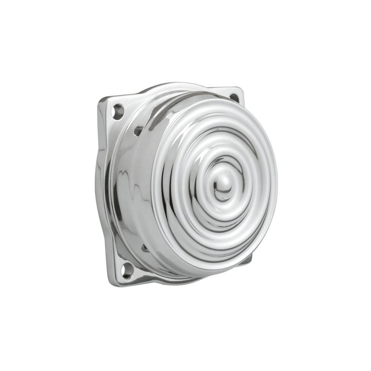 Motone, CV carburetor top cover. Finned/Rippled. Polished