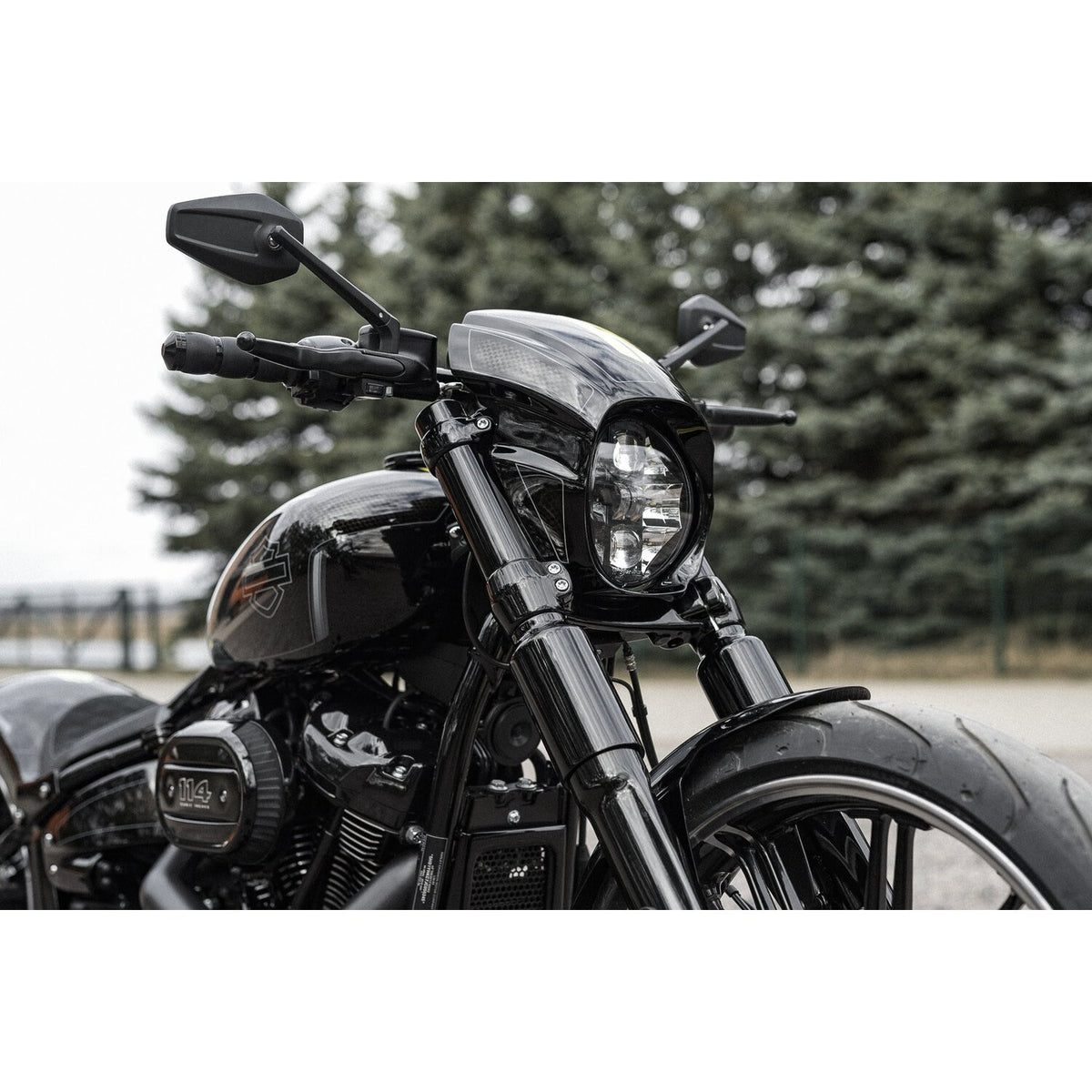 Killer Custom, 'Aggressor' series full fork cover set. Black