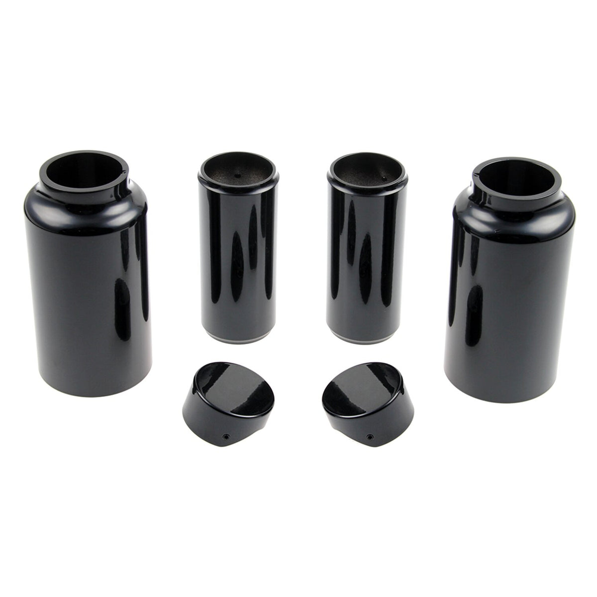 Cult-Werk, 6-piece fork tube cover kit. Gloss black