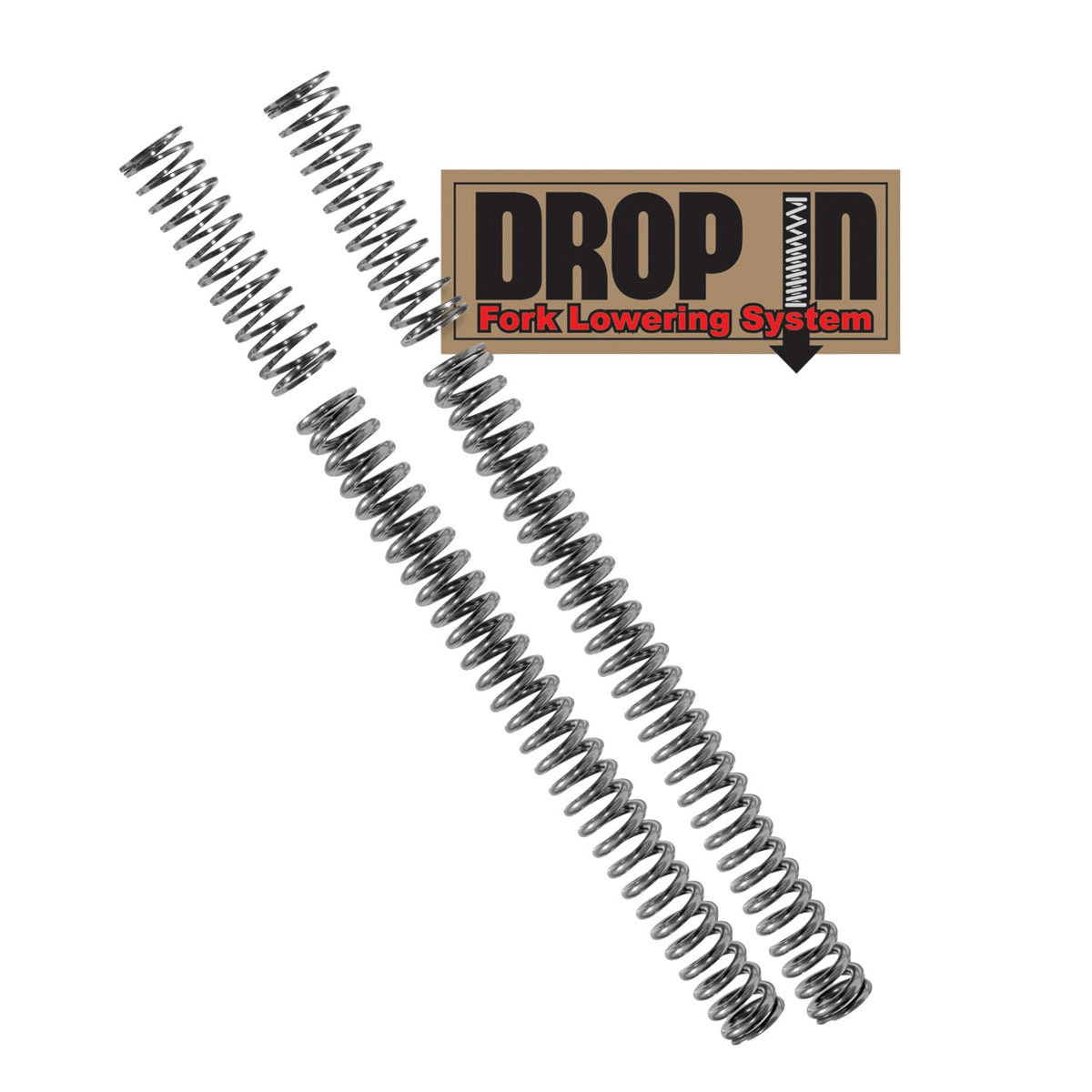 PS Drop-in fork lowering kit, 49mm tubes