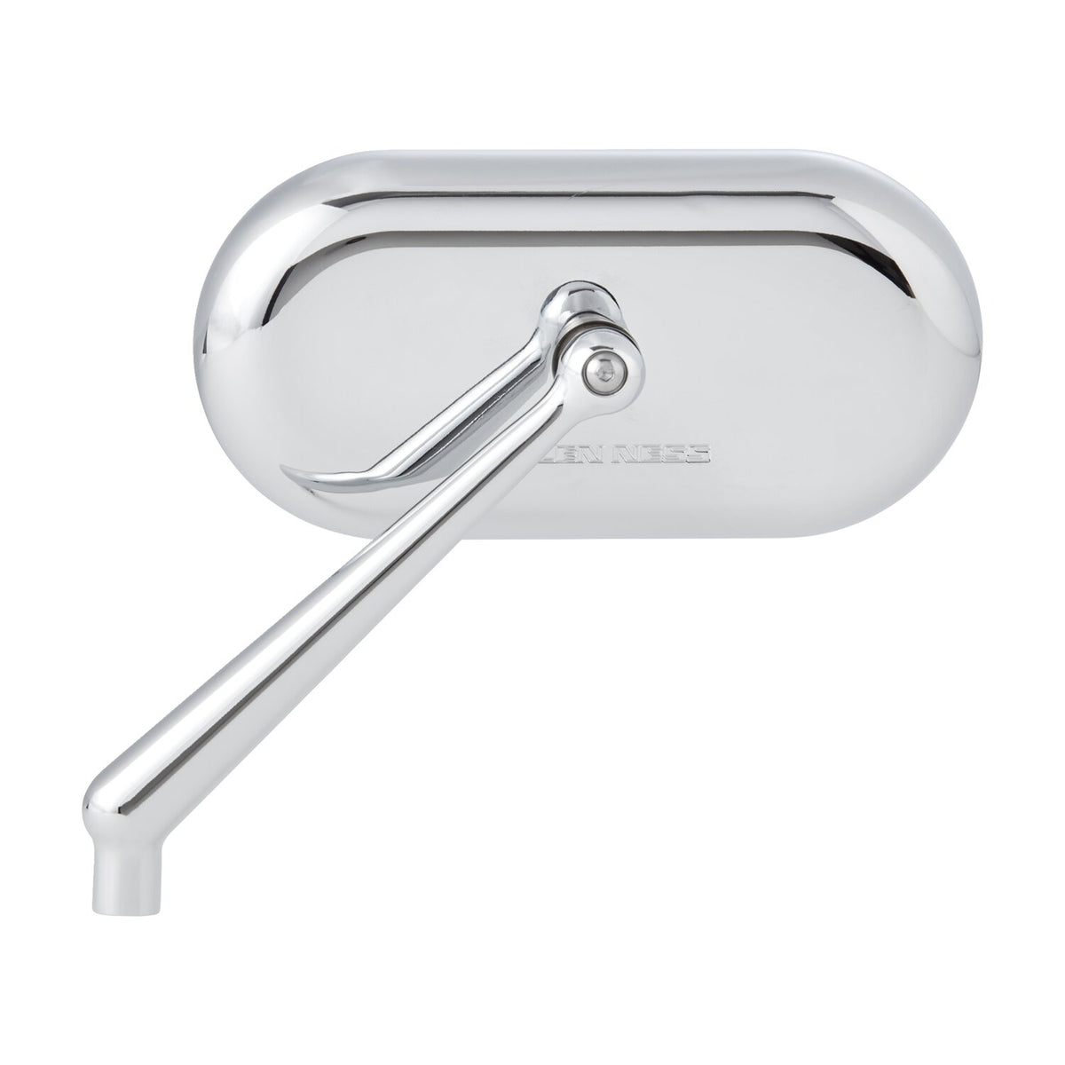 Arlen Ness, Oval forged mirror. Left, chrome