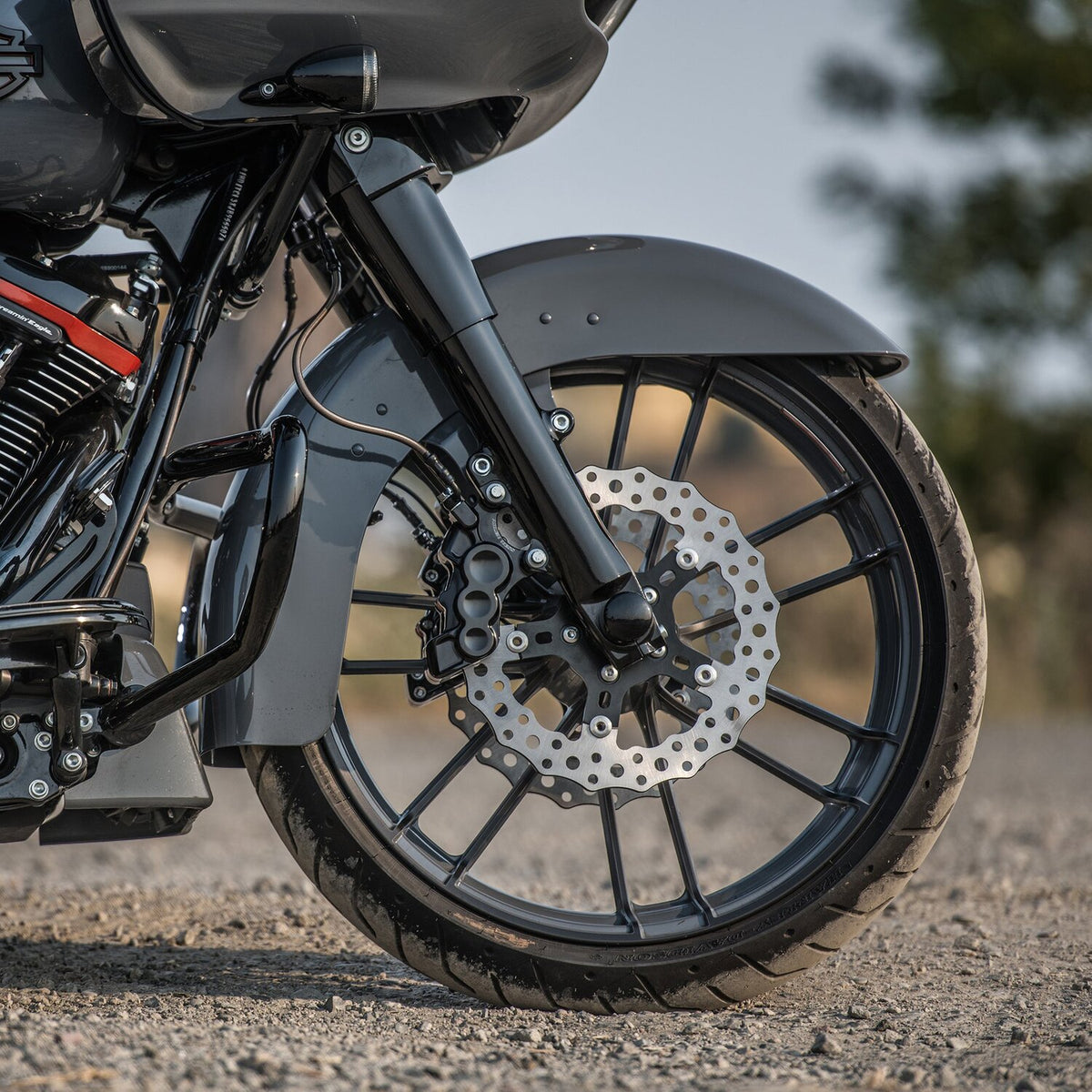 Arlen Ness, Jagged brake rotor. 11.8"