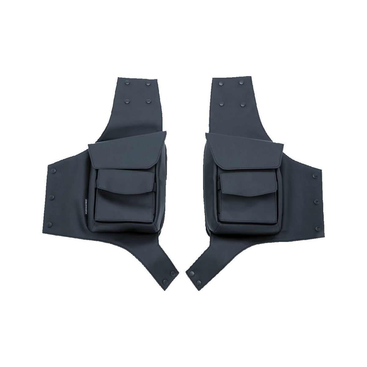 Kuryakyn, saddlebag pouch set. Black