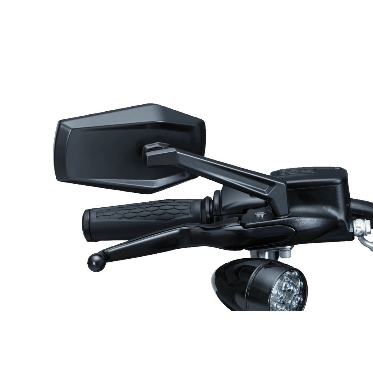 Kuryakyn, Hex mirrors. Satin black, ece