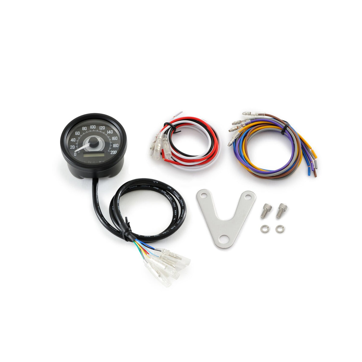 Daytona, Velona 60mm speedometer black 200kmh