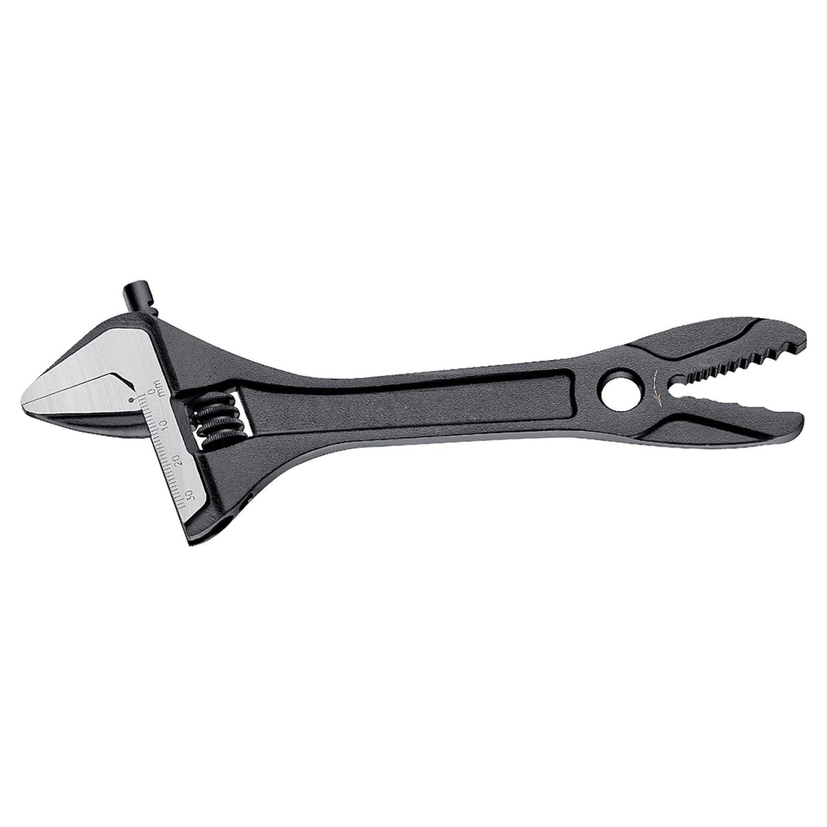 Teng Tools adjustable wrench, extra rear opening