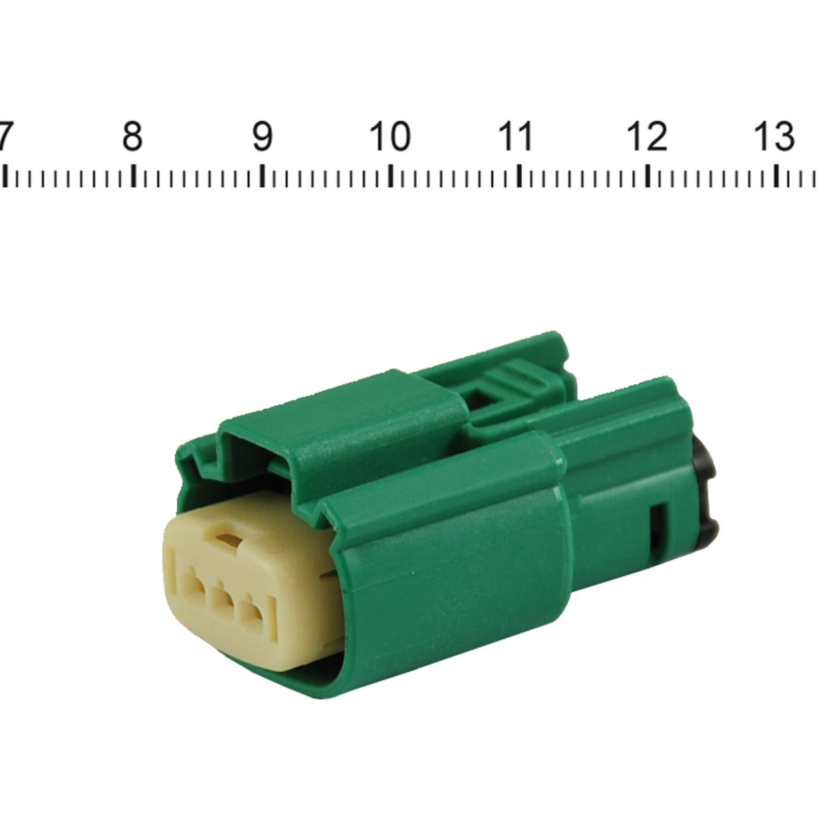 NAMZ, Molex MX-150 connector. Green, plug, 3-pin