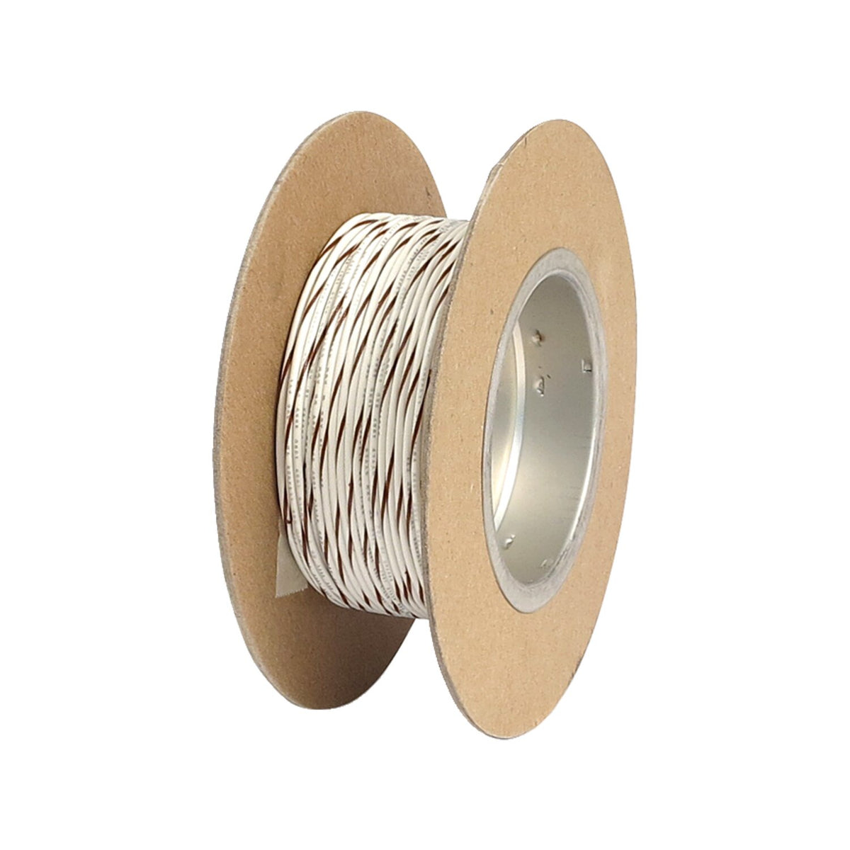 NAMZ, wire on spool. 18 gauge, 100ft. White/Brown