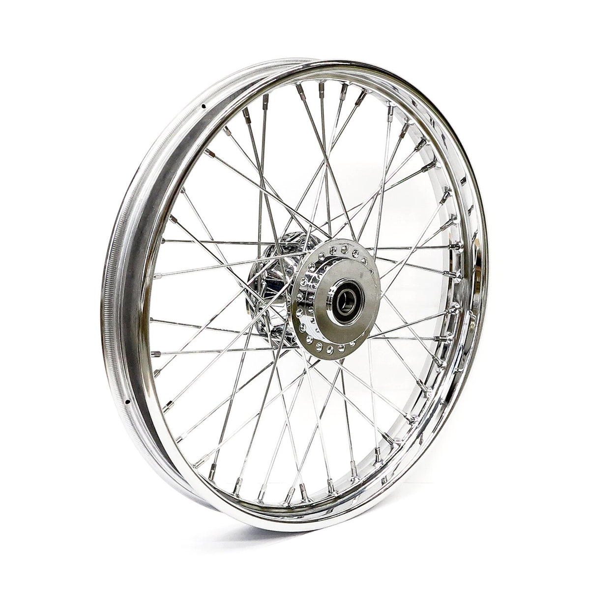 2.15 x 21 front wheel 40 spokes chrome