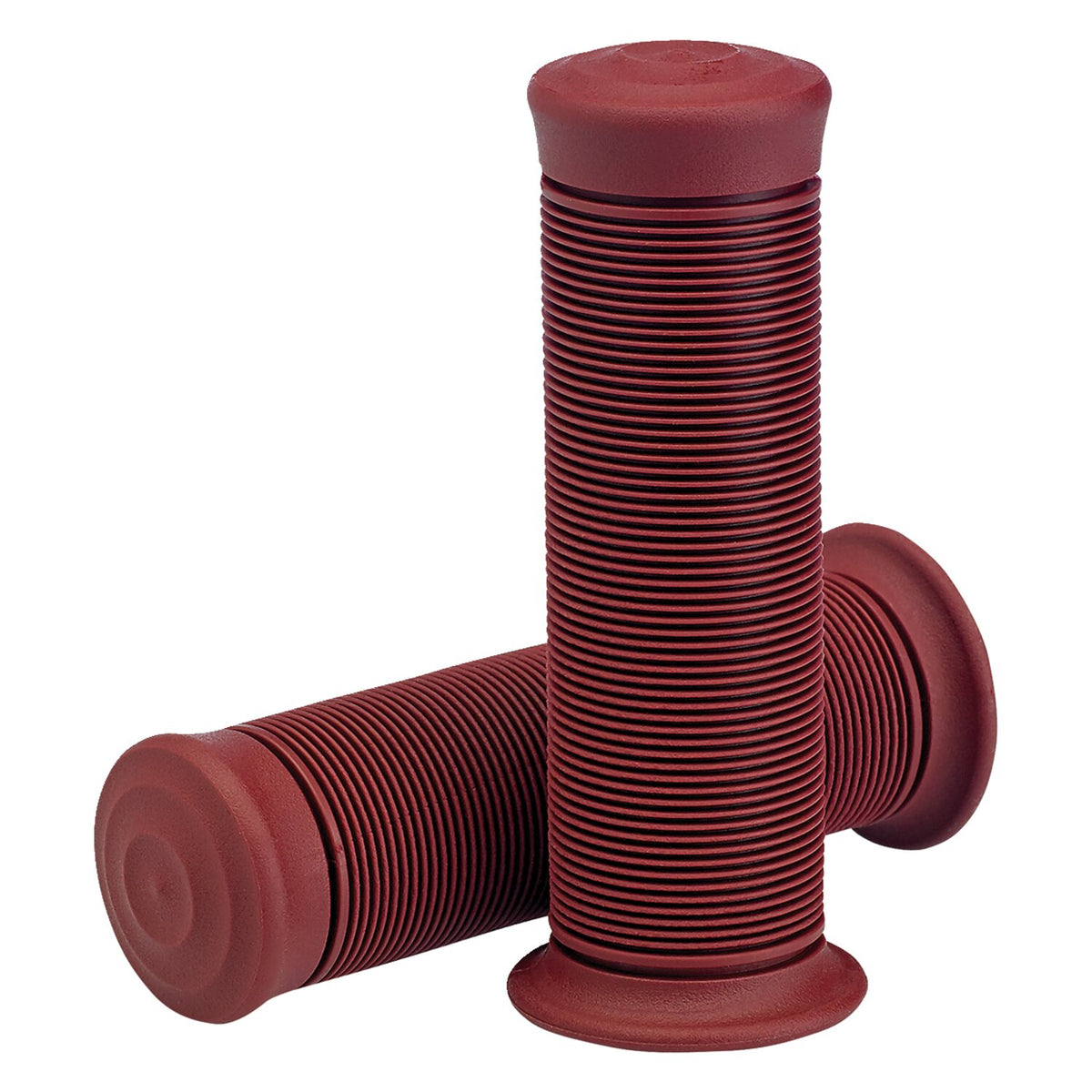 Biltwell 1" TPV grips Kung Fu oxblood