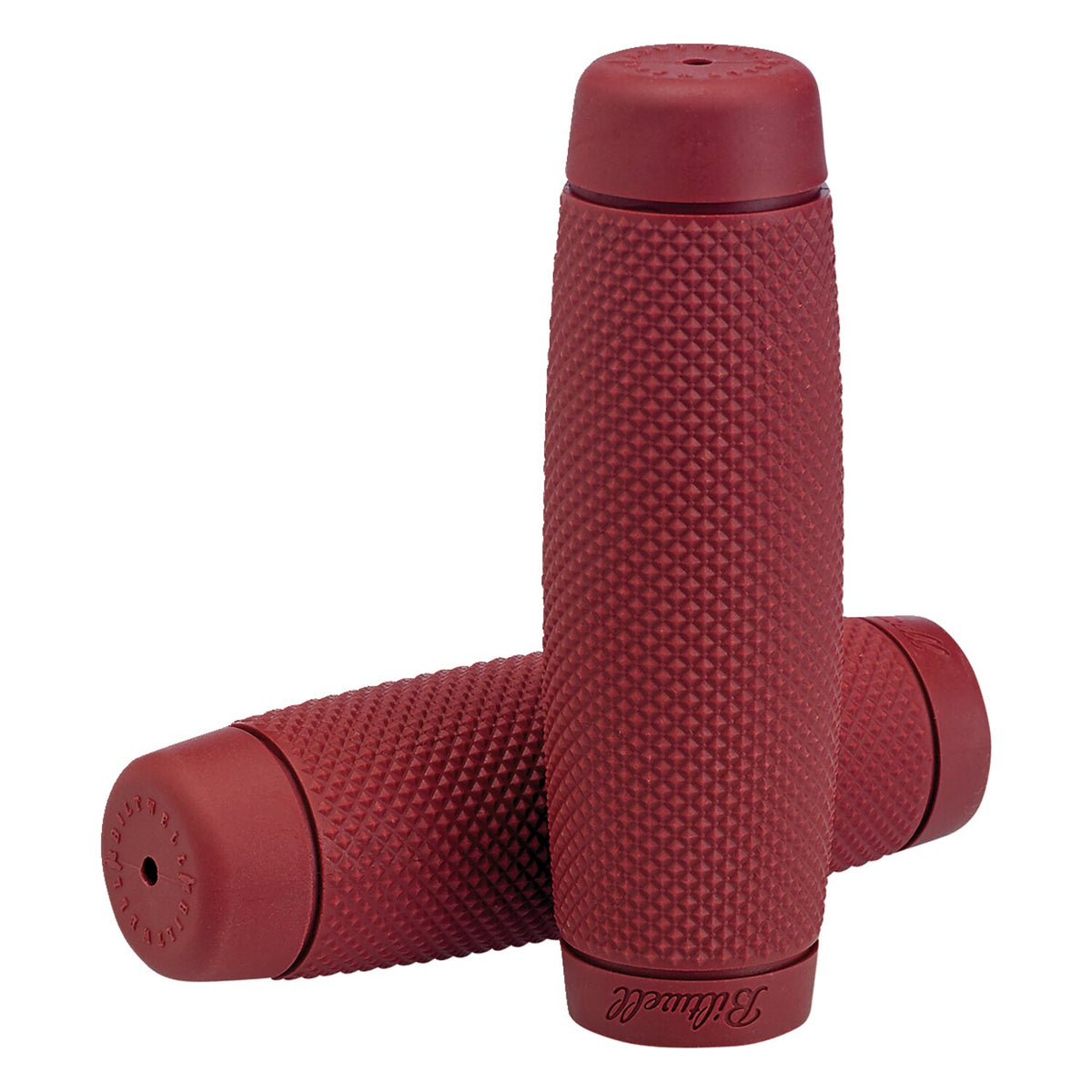 Biltwell 7/8" TPV grips Recoil oxblood