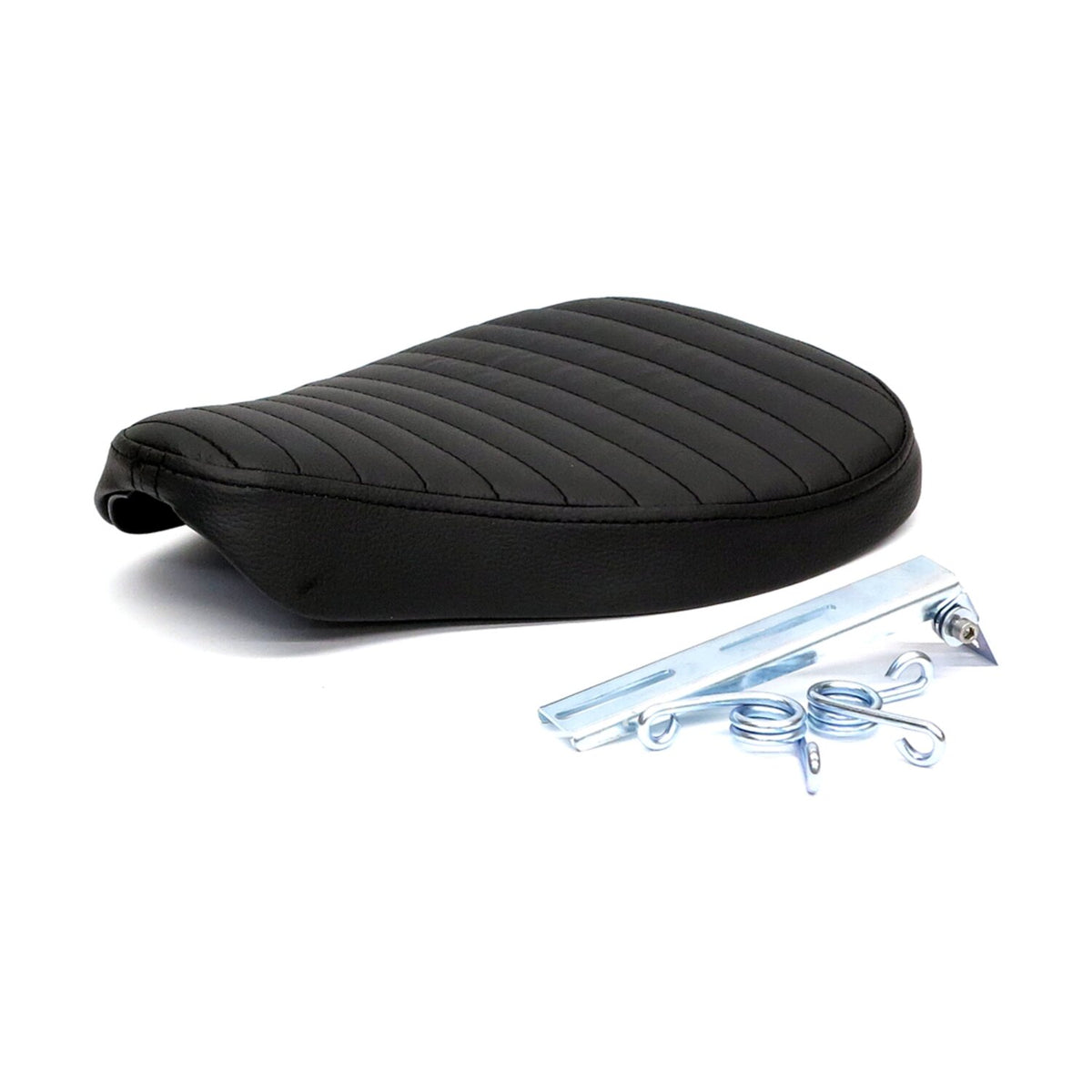 C-Racer, Classic bobber solo seat. Large. Black