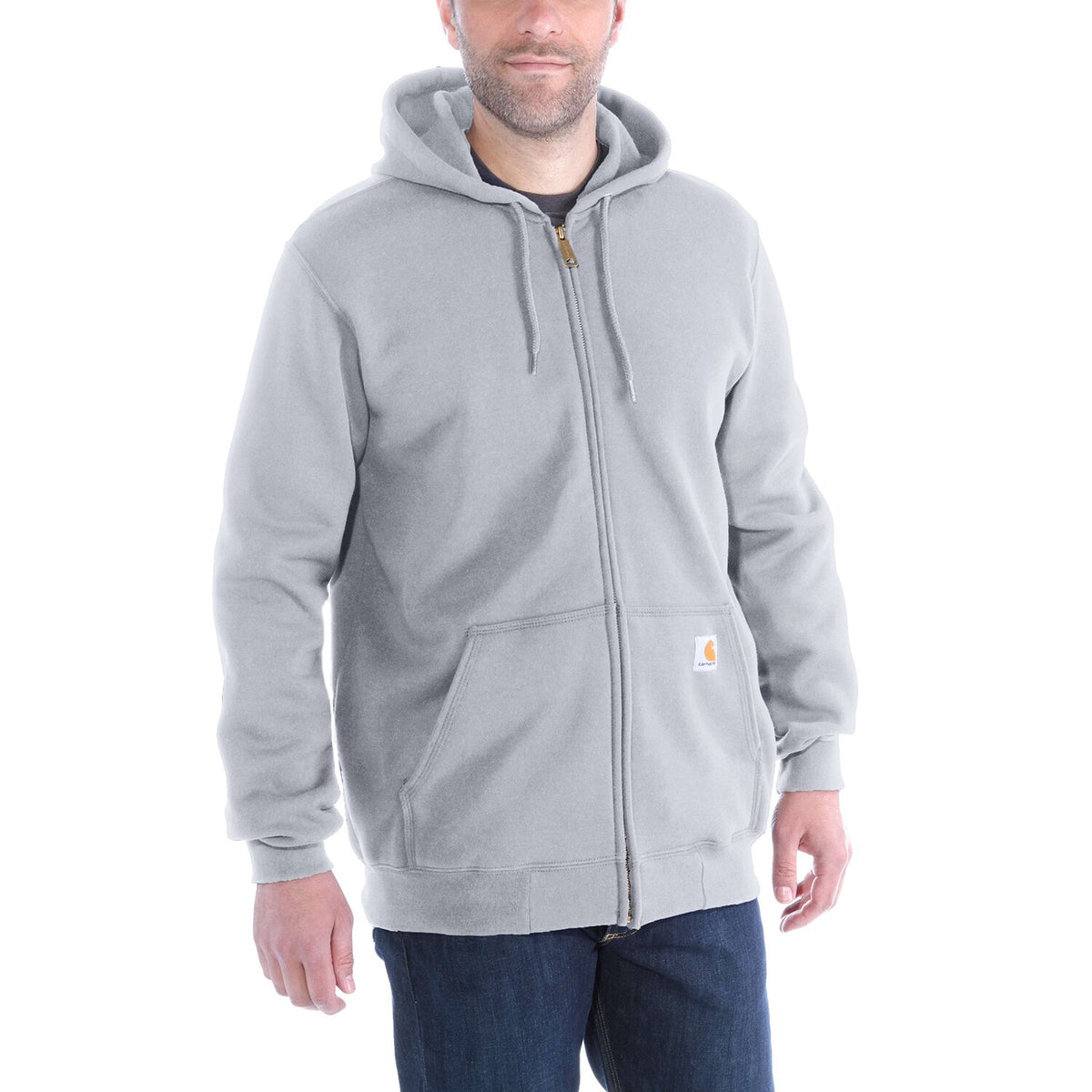 Carhartt Zip Hooded sweatshirt heather gray