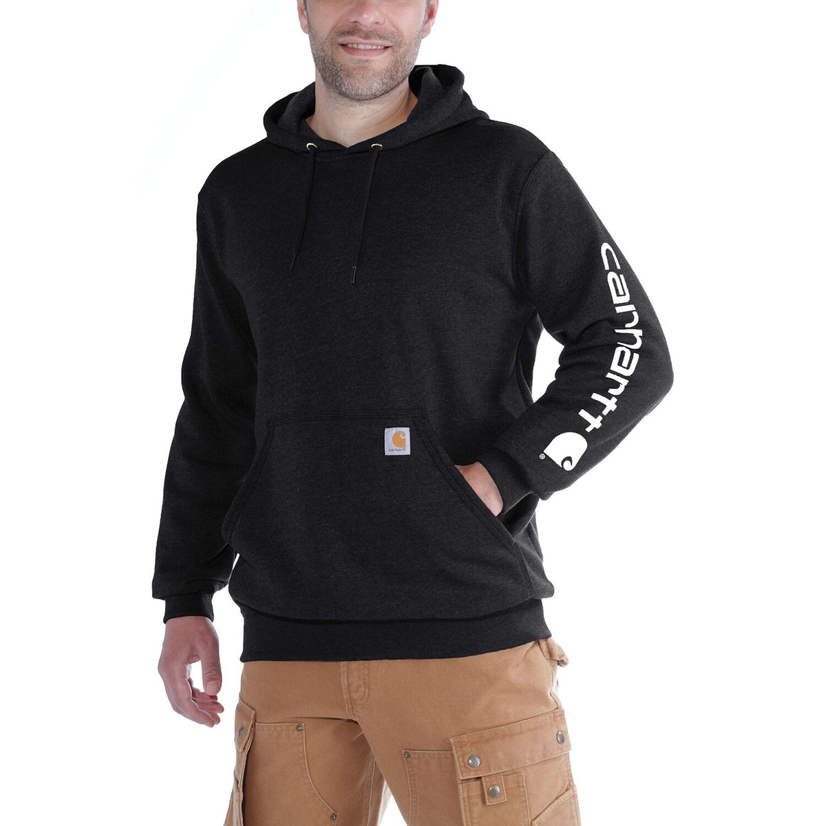 Carhartt Sleeve Logo hoodie black