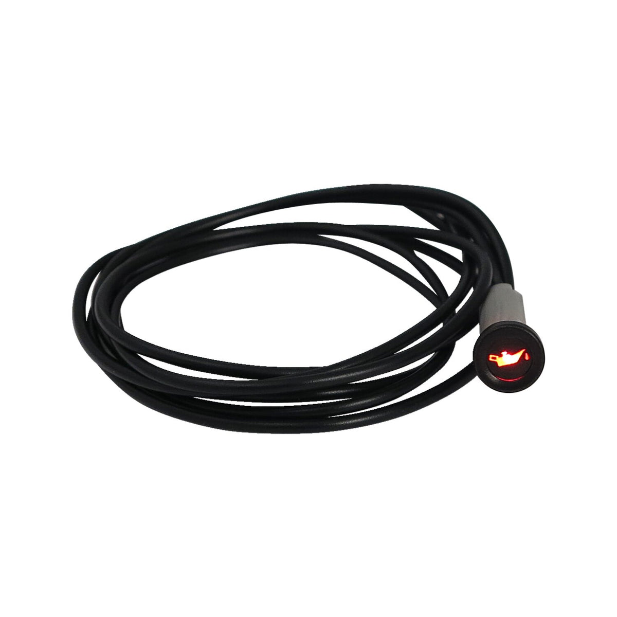 3/8 indicator light. Red, with 'oil can' symbol