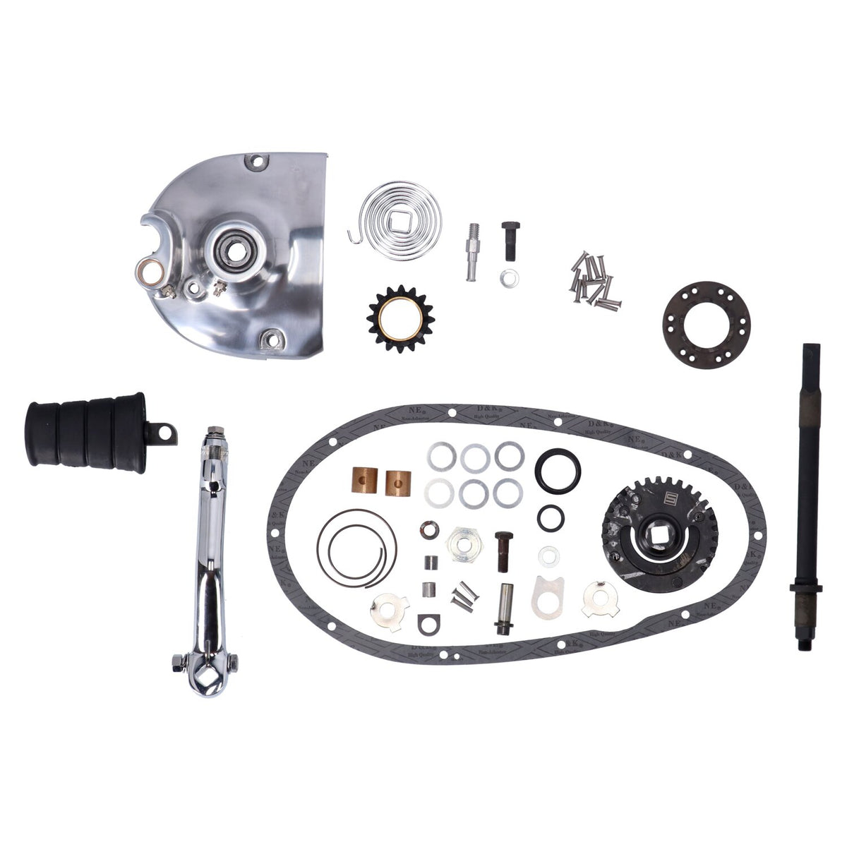 Sportster kick start kit, polished