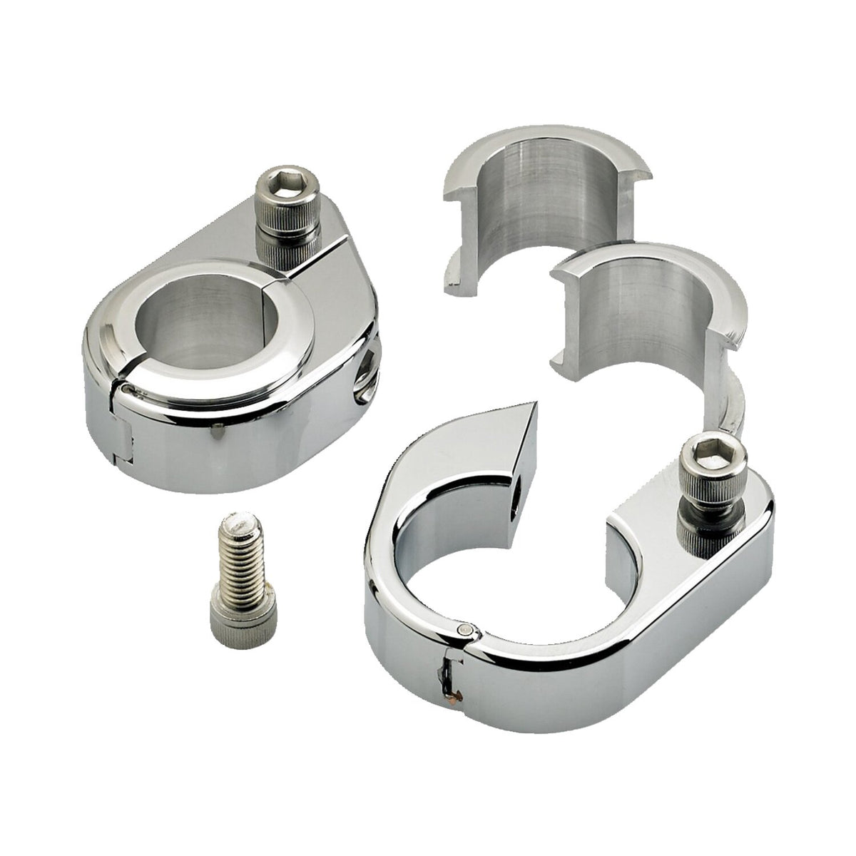 Biltwell, straight o/s speed clamps chrome