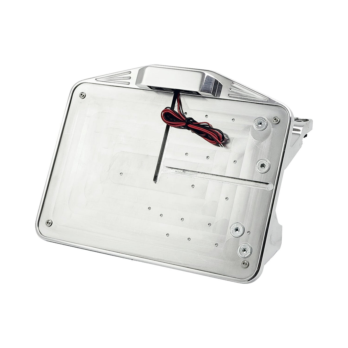 CPV, License plate bracket kit swing. Polished. EU