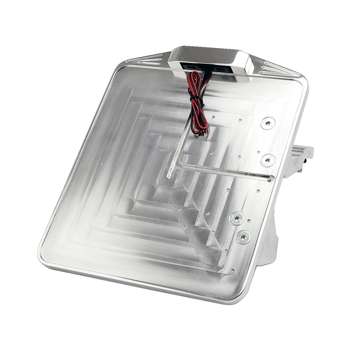 CPV, License plate bracket kit swing. Polished. Germany