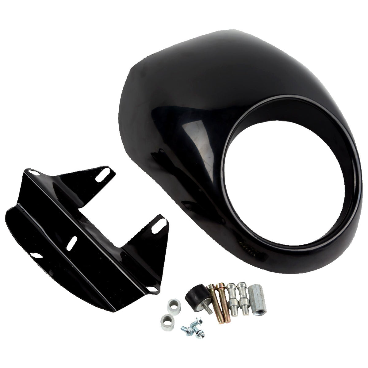 Upper headlamp fly fairing