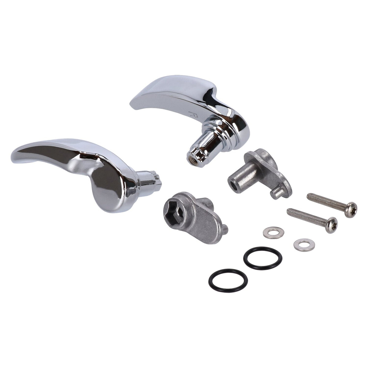 Saddlebag lid lifter set. Chrome